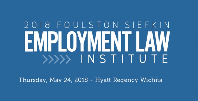 2018 Employment Law Institute 2018 Employment Law Institute
